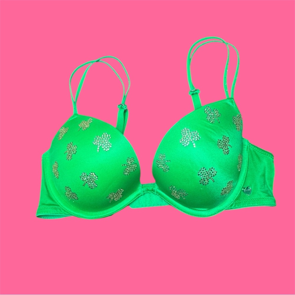 Victoria’s Secret PINK shamrock bra